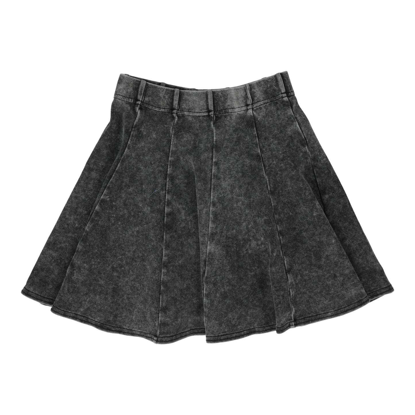 Panel Skirt Black Wash