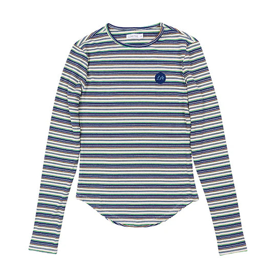 Navy Ella Stripe Tee