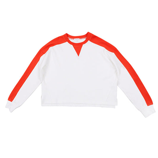 Orange Lumi Colorblock Sweatshirt