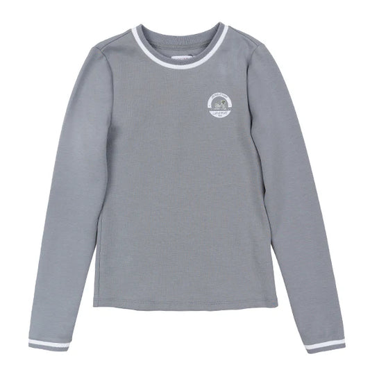 Grey Varsity Logo Top