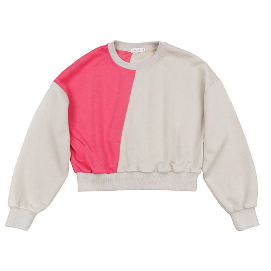 Bubblegum Iris Two Tone Sweatshirt