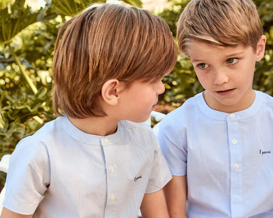 Black Boys Striped Shirt