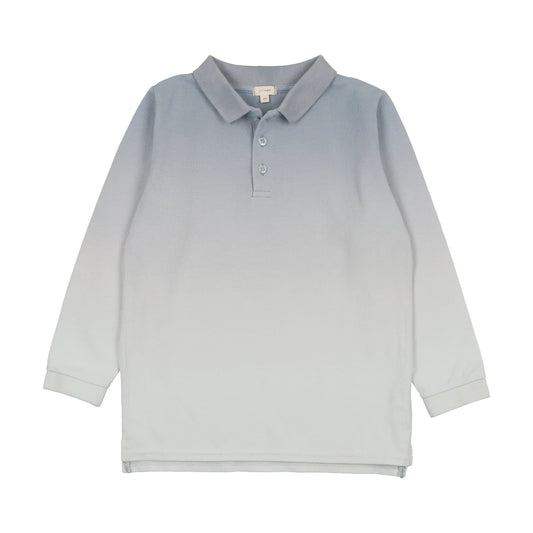 Long Sleeve Polo Ombre