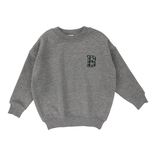 Applique sweatshirt - Light Grey