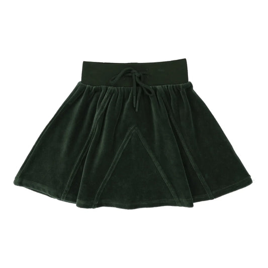 VELOUR SKIRT Green