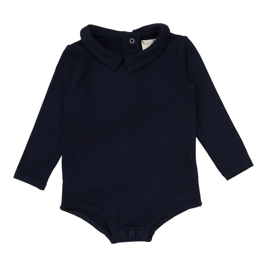 COLLAR ONESIE- NAVY