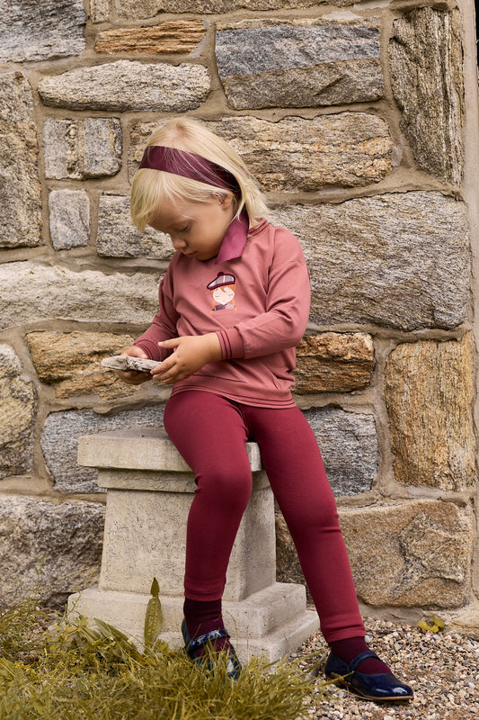 Girls 2 Piece Set – Pink – French Terry Scottish