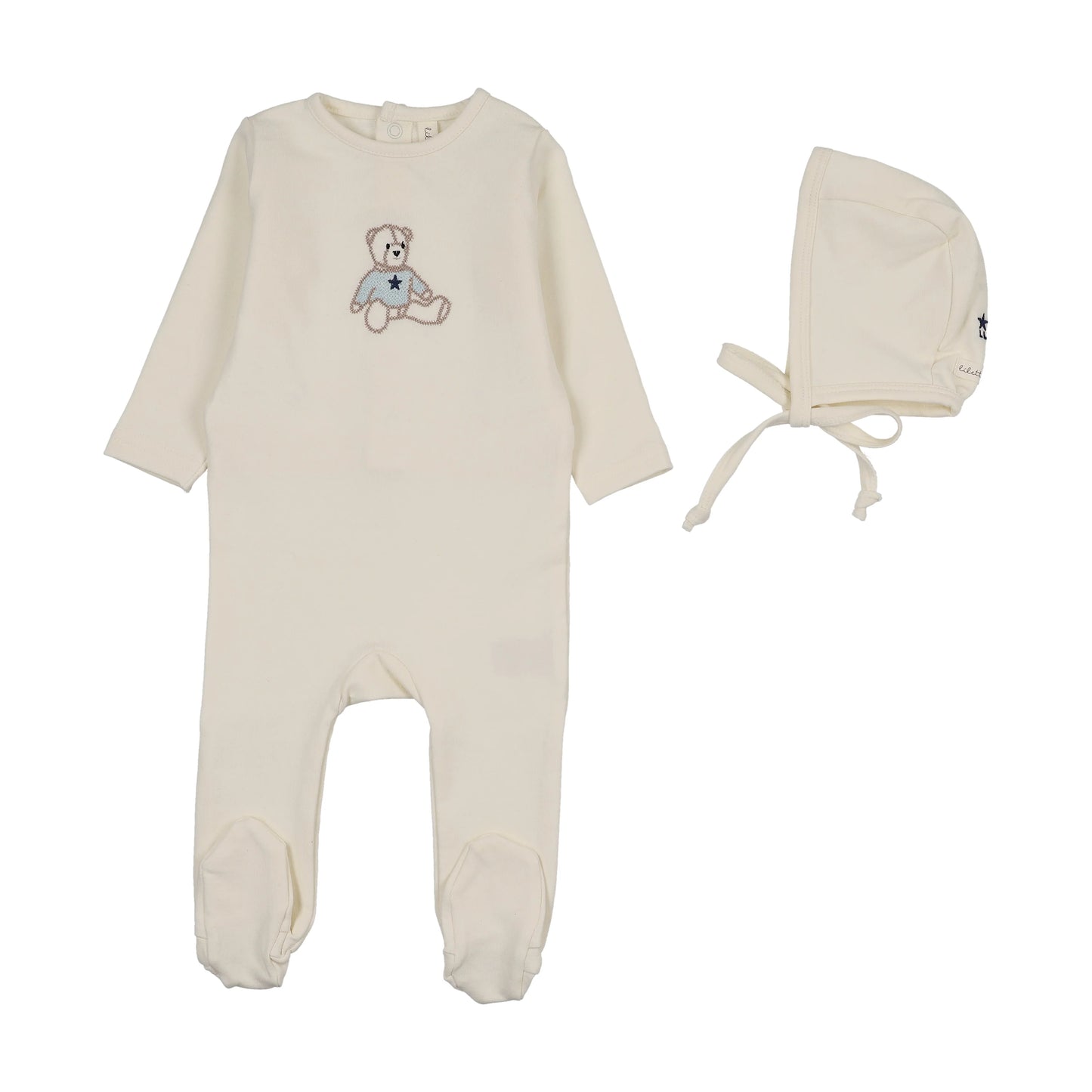 Sweet bear footie set