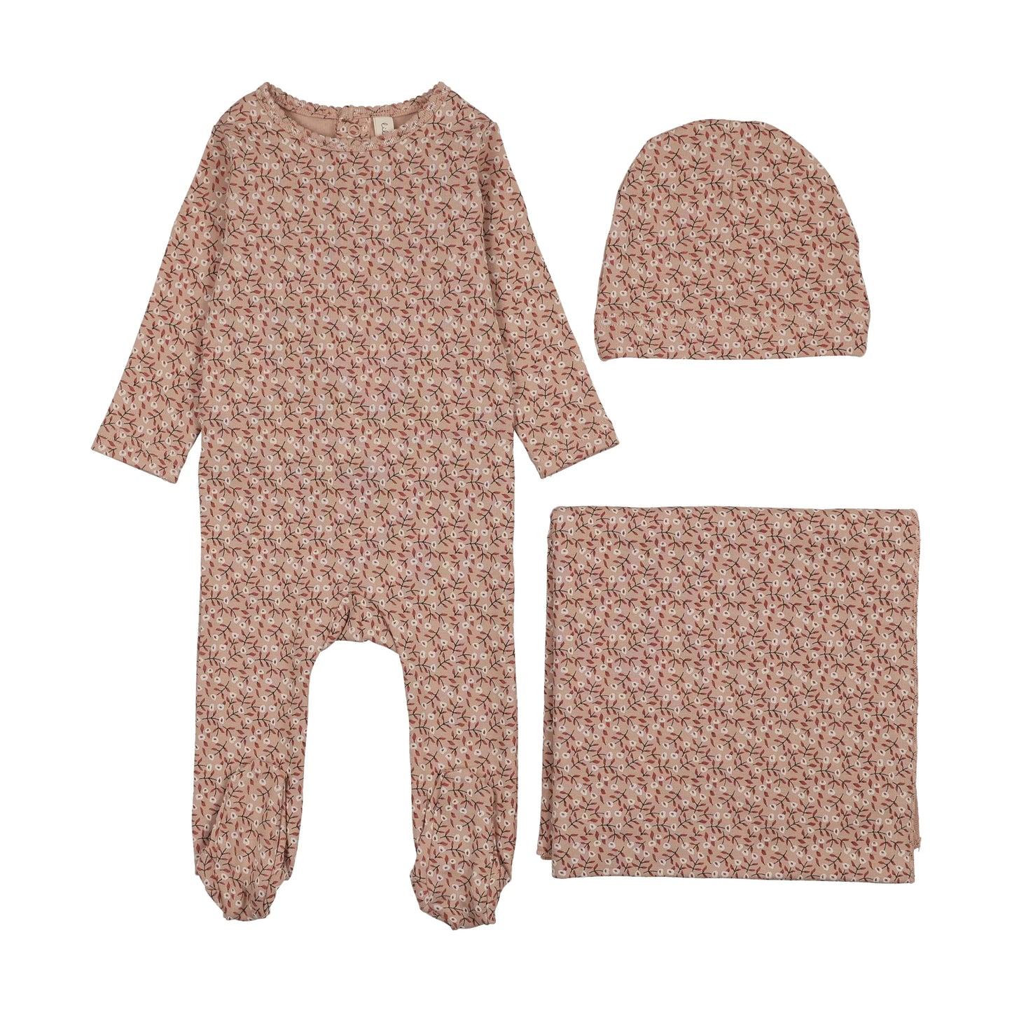 Dahlia Vines Layette Set