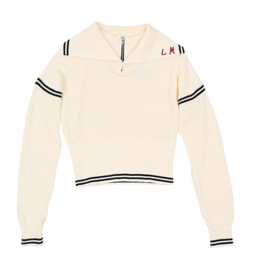 Demi Half Zip Cream Sweater