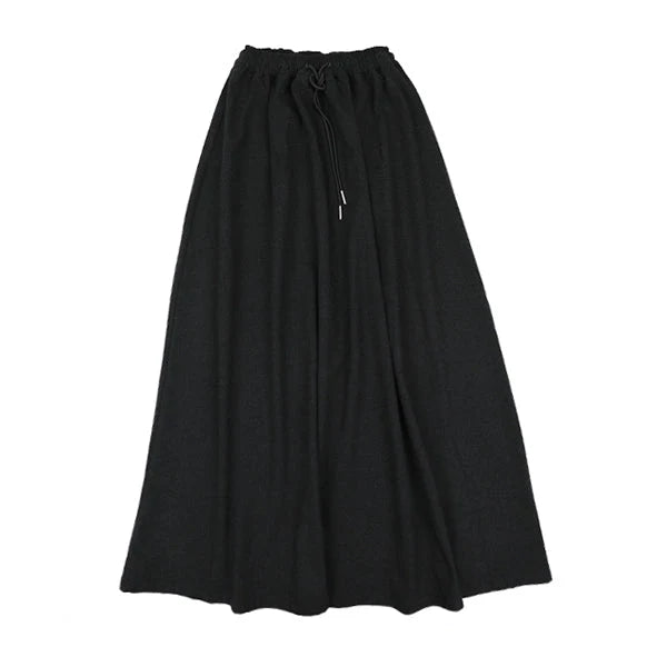 Dara Drawstring Black Skirt