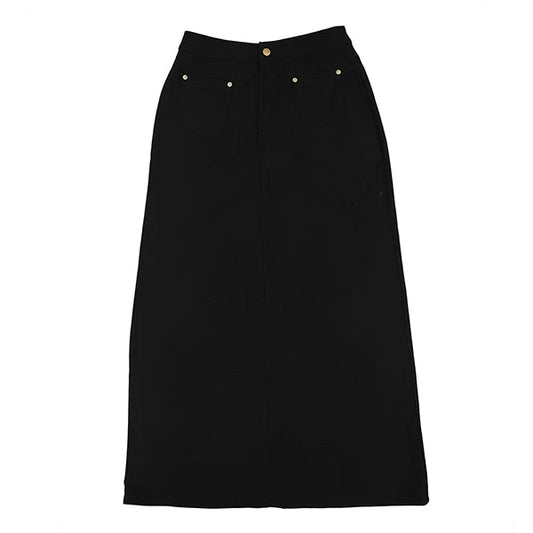 Kit Pocket Detail Black Skirt