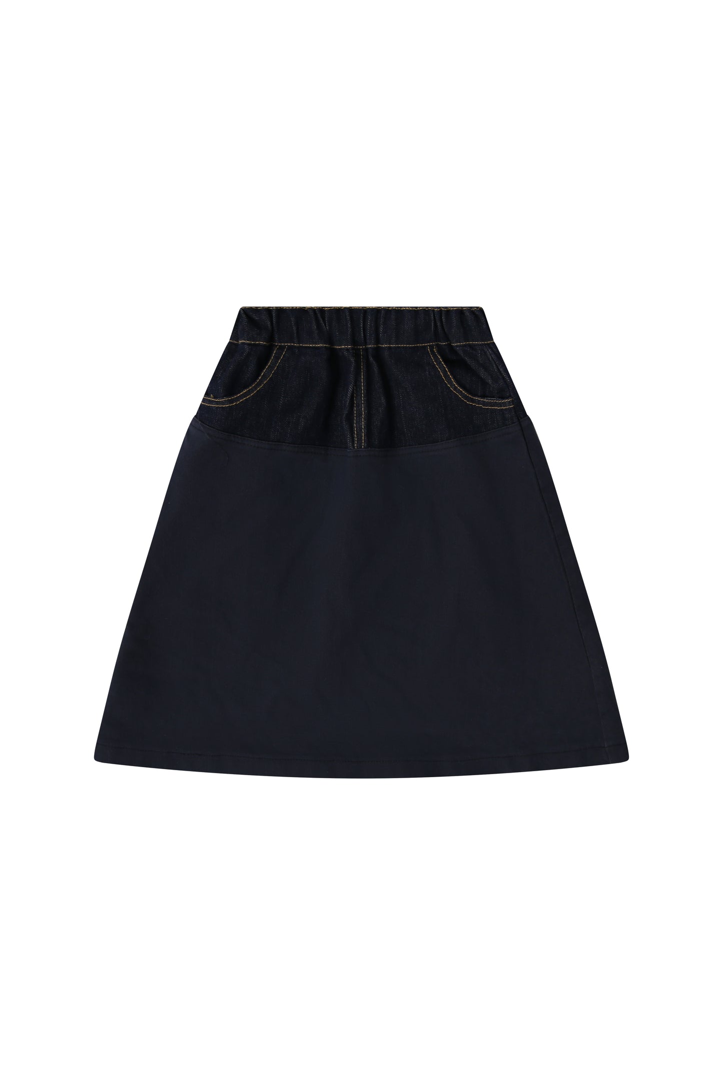 Two Tone Denim Skirt