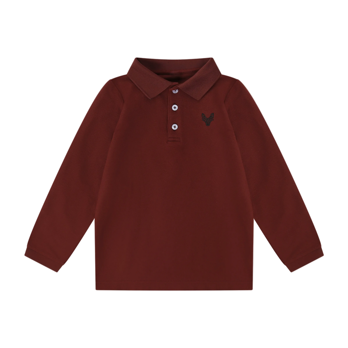 Burgundy Emblem Polo