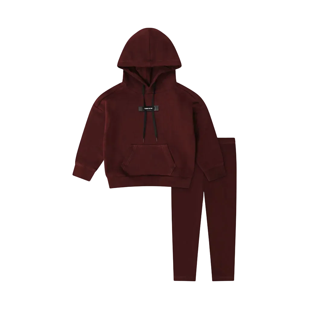 Burgundy Baby Set