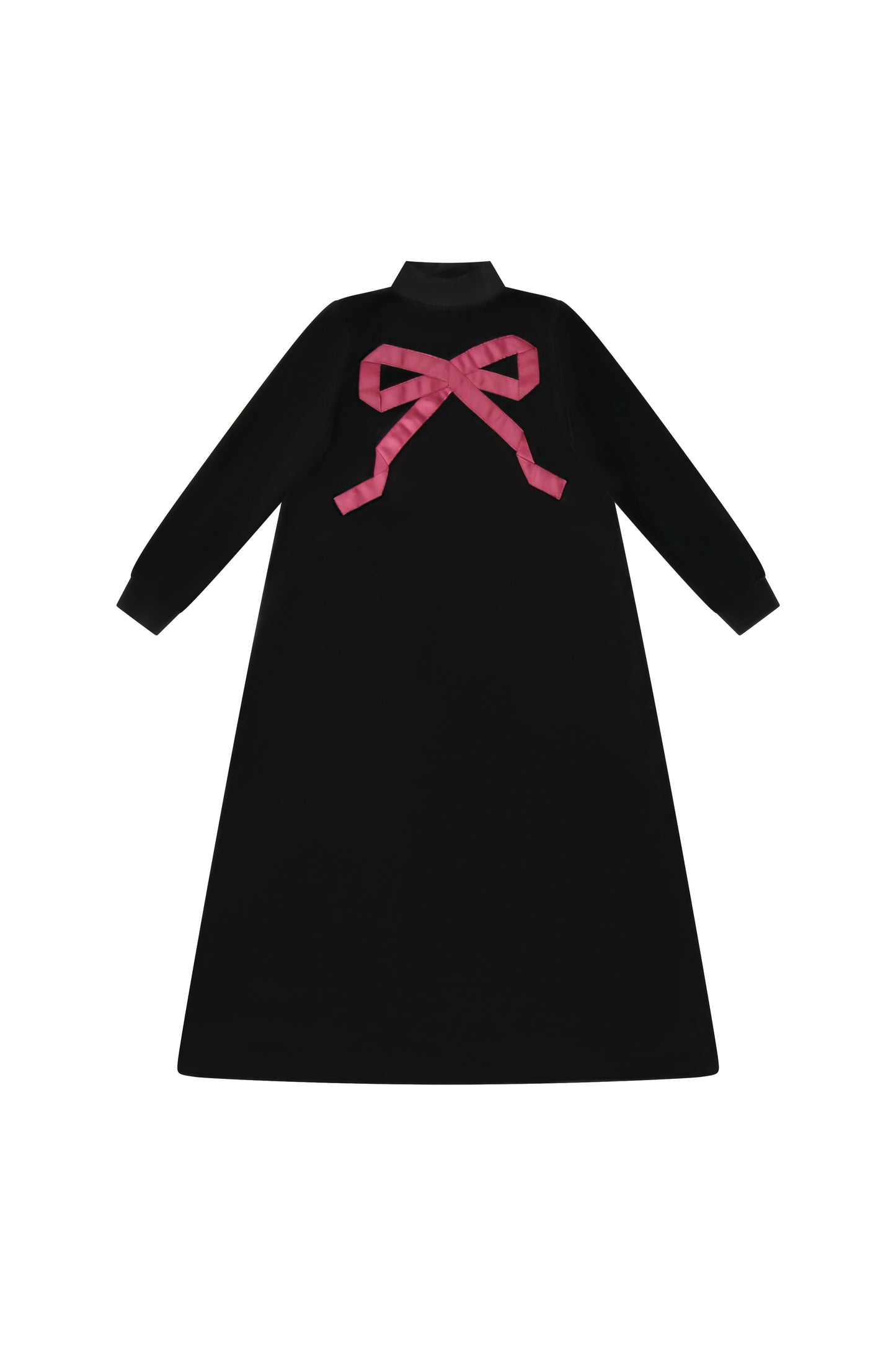 Raspberry Ribbon Bow Maxi - Long Length