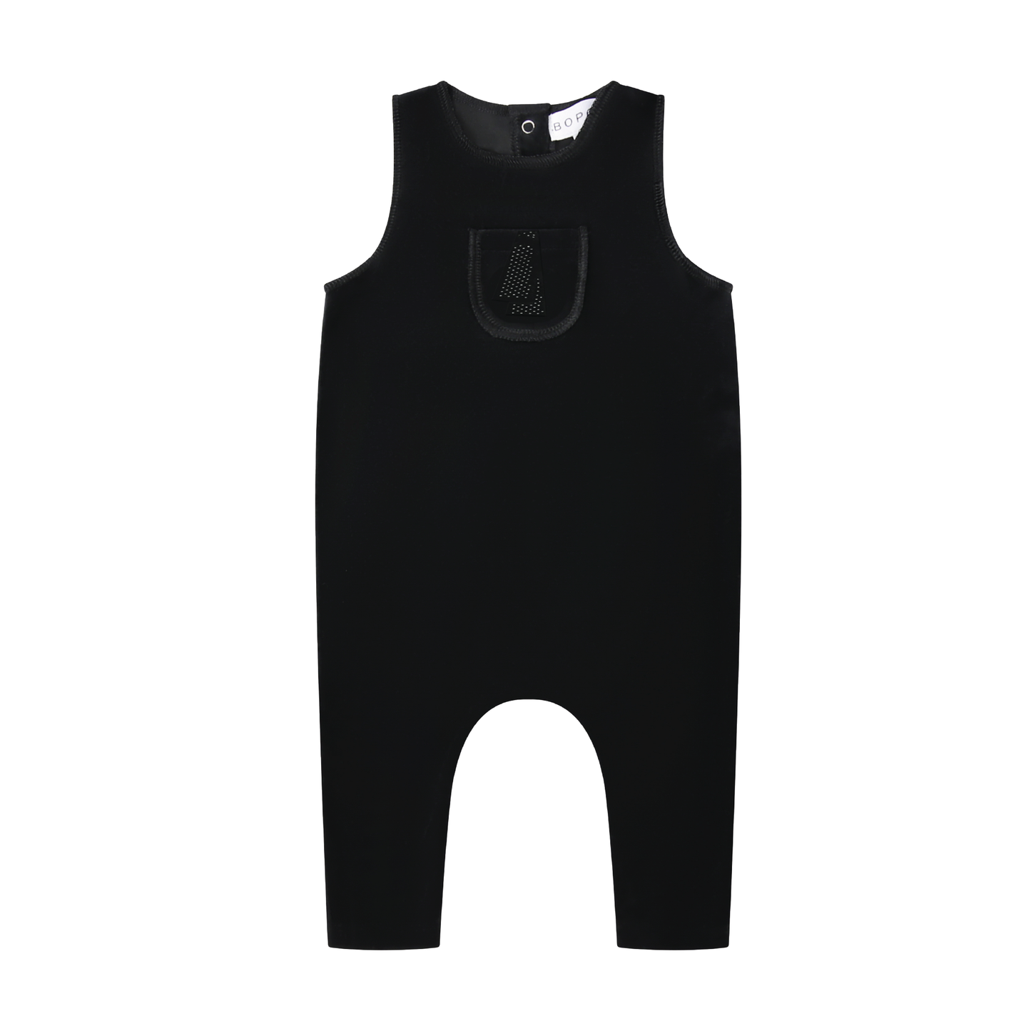 Studded Tie Baby Overalls