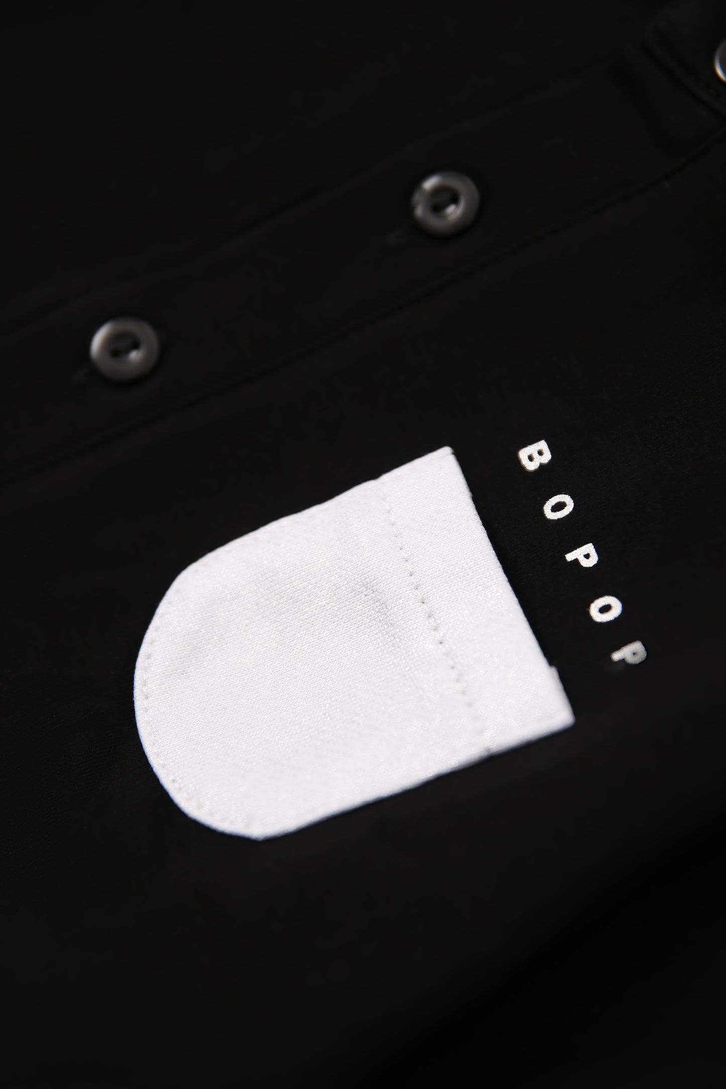 Black Reflector Pocket Dress