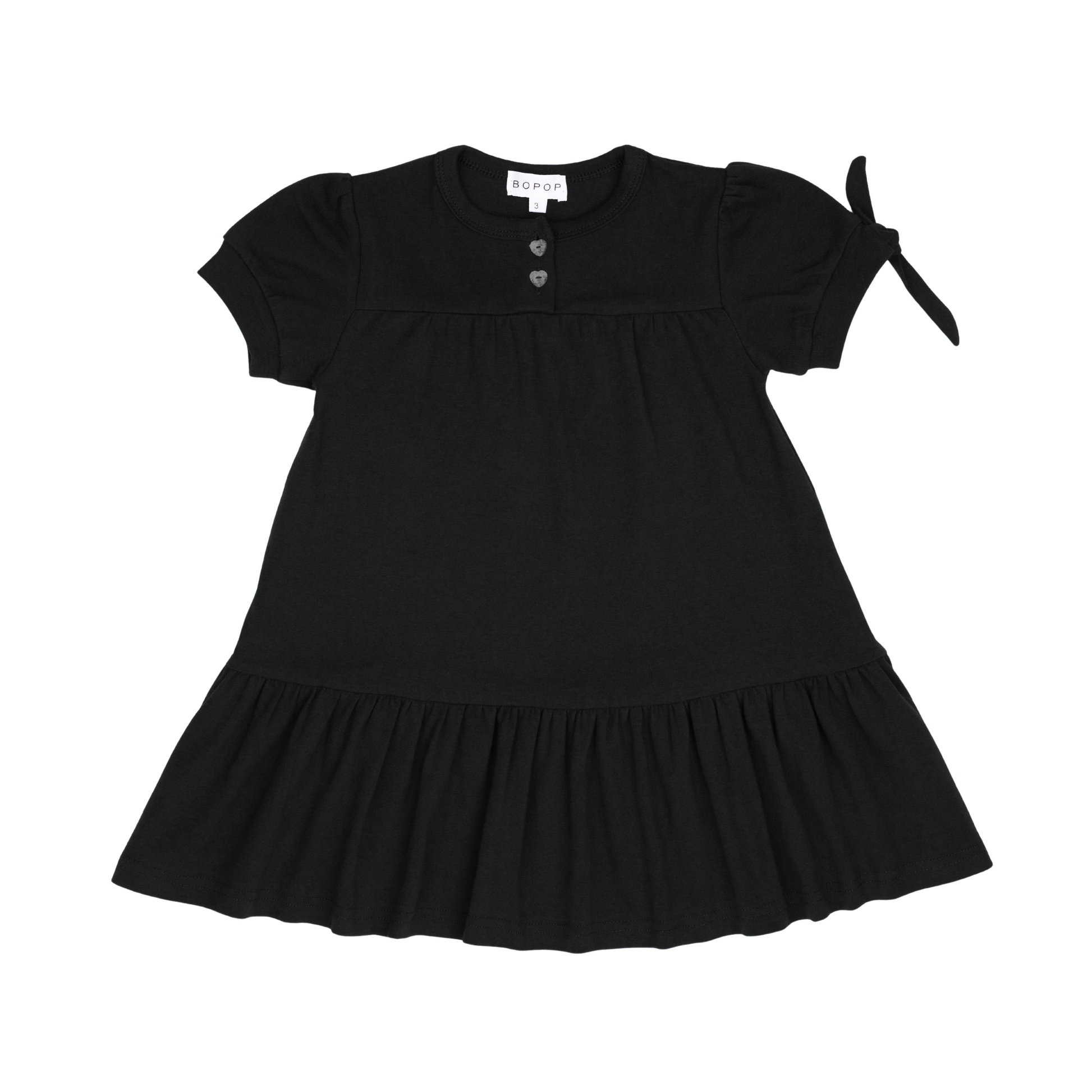 Bopop Black Short Dress – bubblegumkids