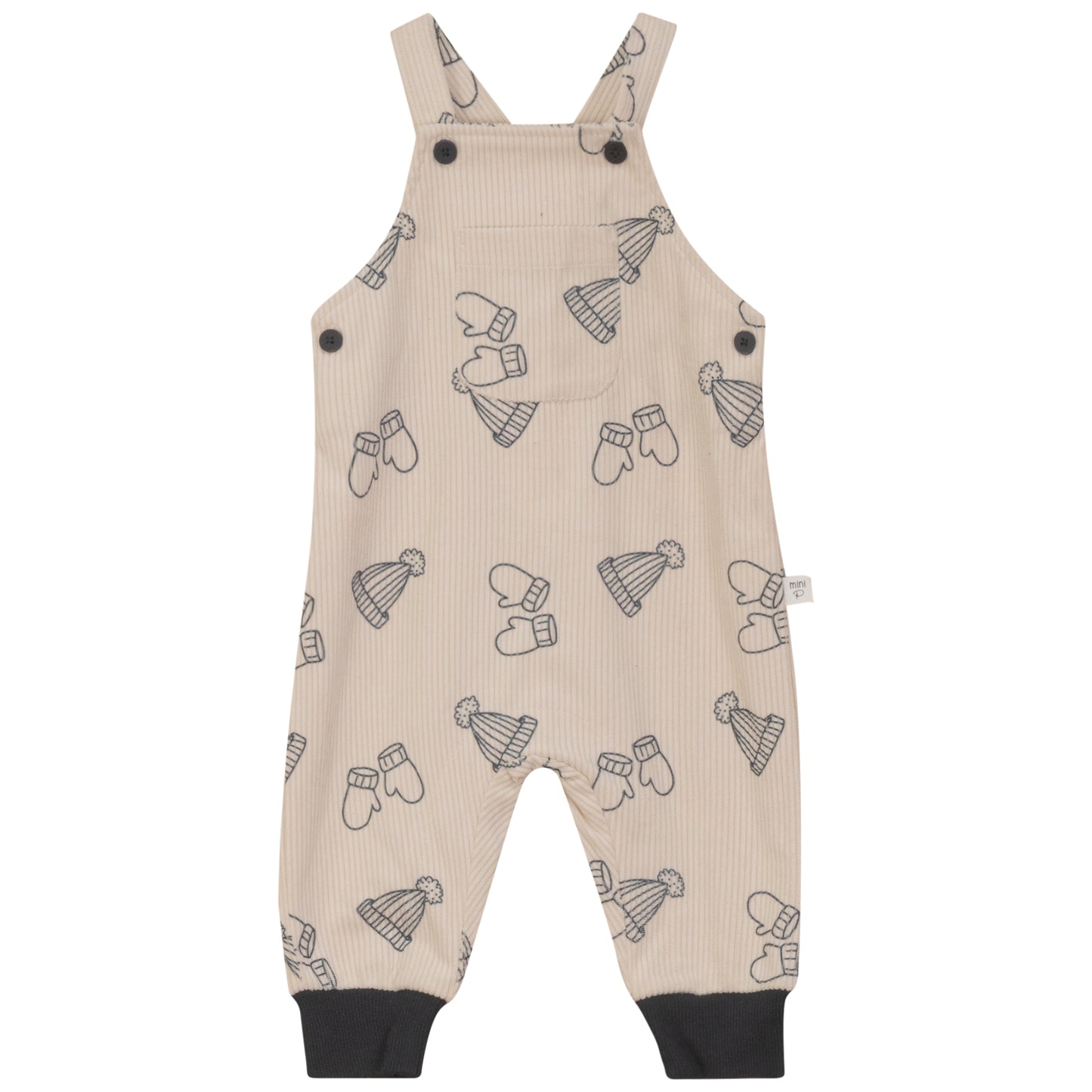 CORDUROY PRINT OVERALL