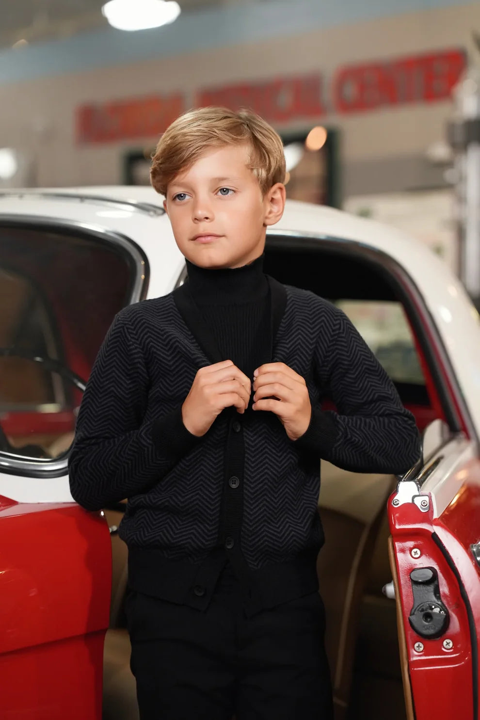 Otis Blue Cardigan