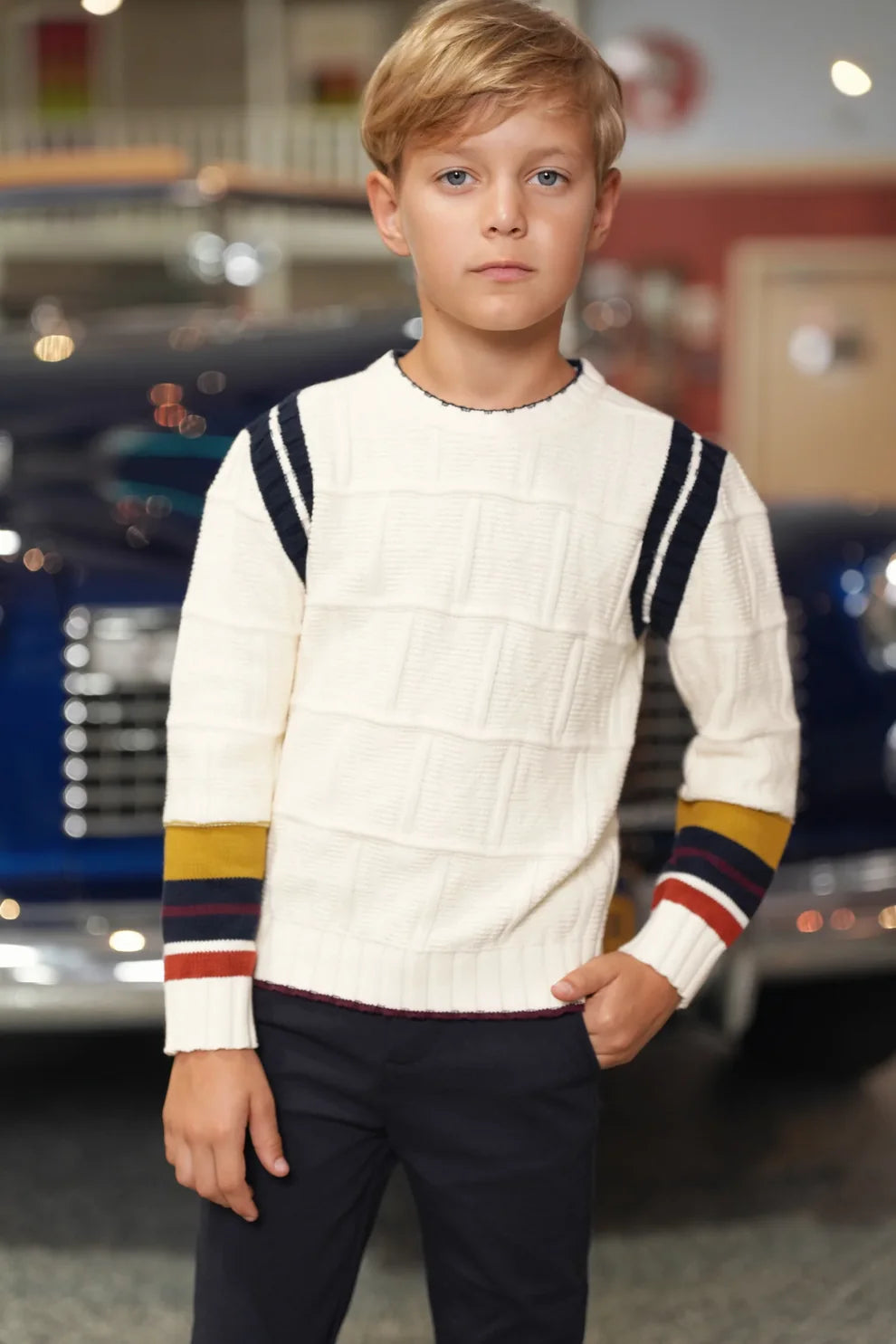 Fred Multi Detailed Sweater
