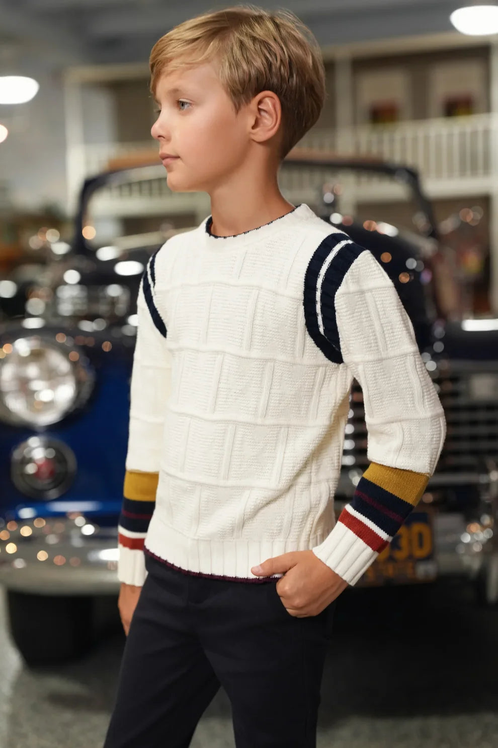 Fred Multi Detailed Sweater