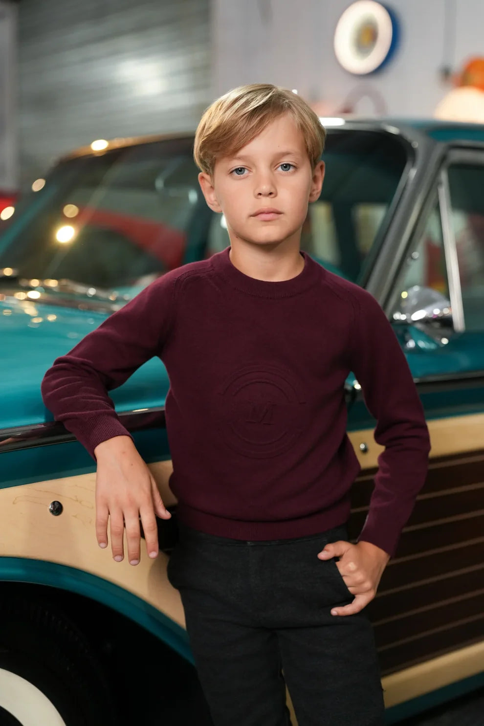 Wine Rufus Centre Logo Sweater