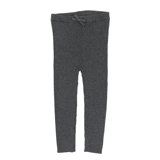 Charcoal Knit Leggings