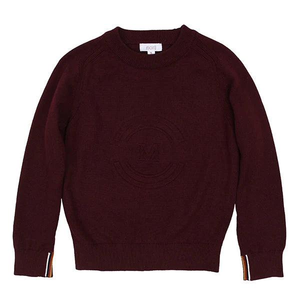 Wine Rufus Centre Logo Sweater
