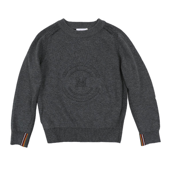 Rufus Charcoal Centre Logo Sweater