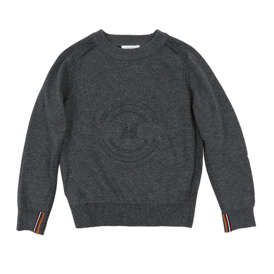 Rufus Charcoal Centre Logo Sweater