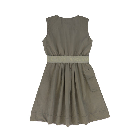 Zipper Cargo Jumper- Olive