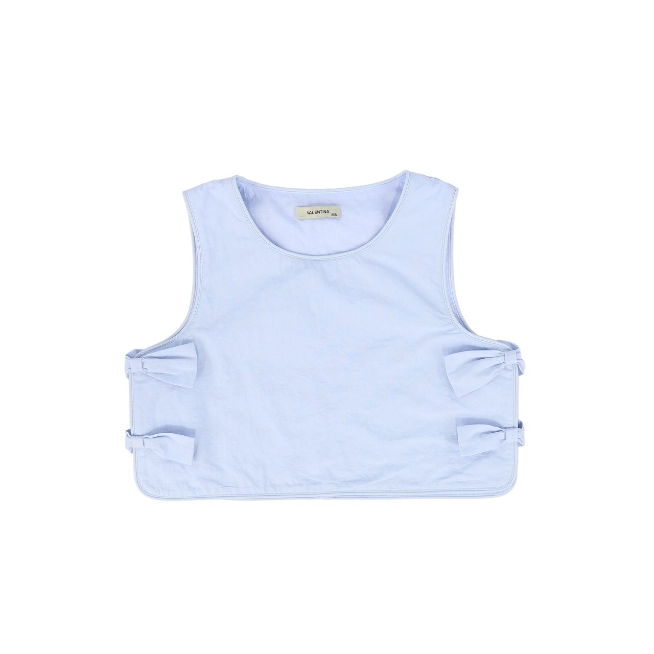 Light Blue Side Bow Vest