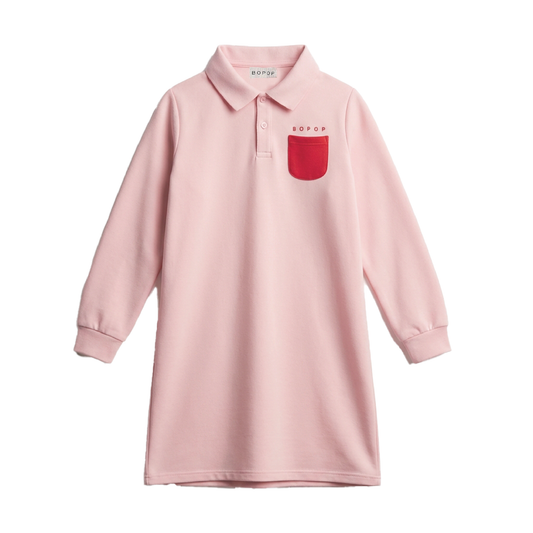 Pink Reflector Pocket Dress