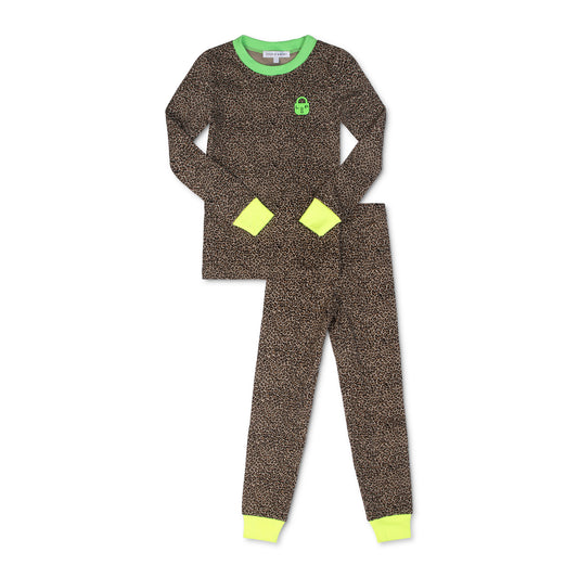Leopard/Green Leopard PJs