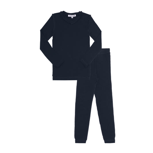 Solid Pajamas- Navy
