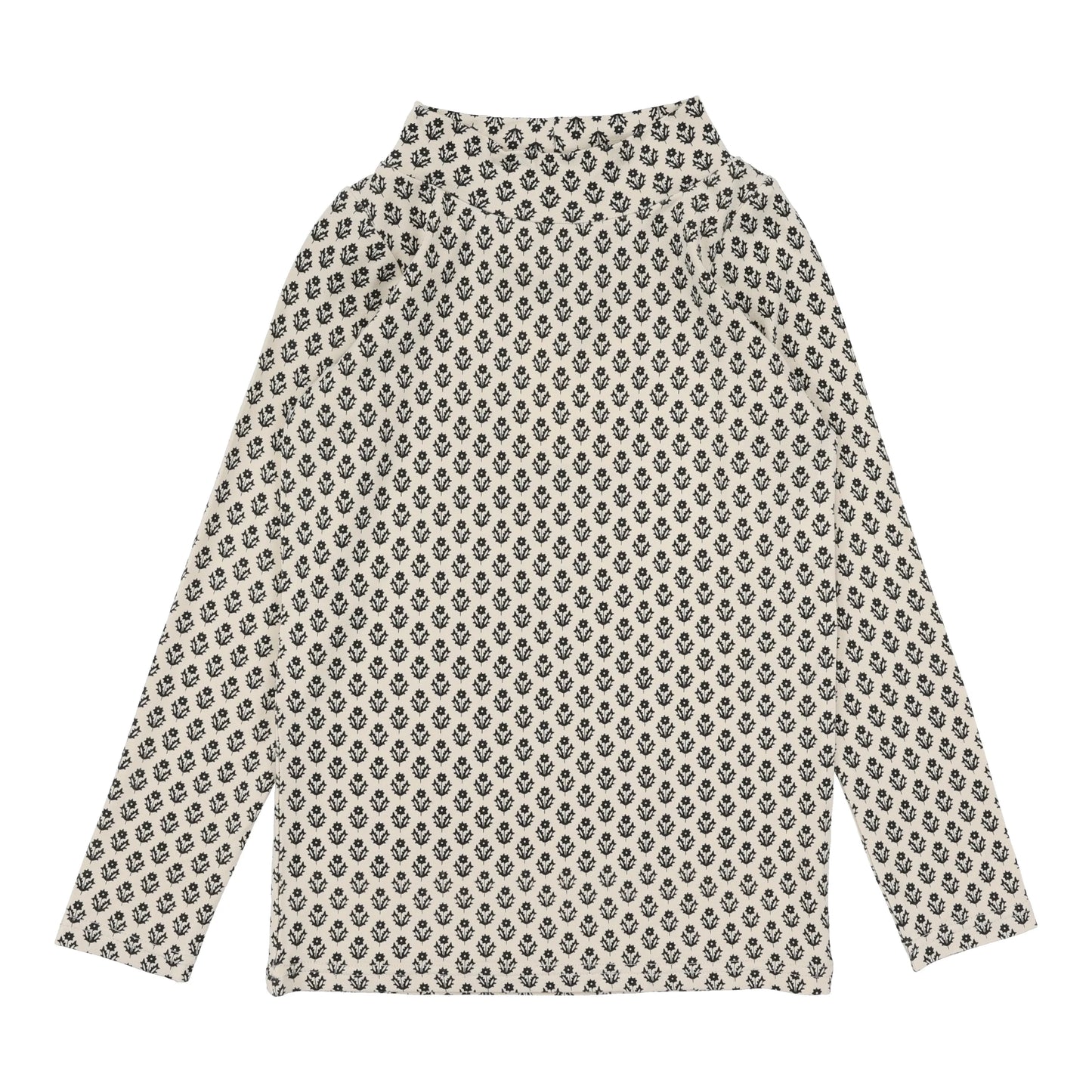 Printed Mockneck Ecru Multi