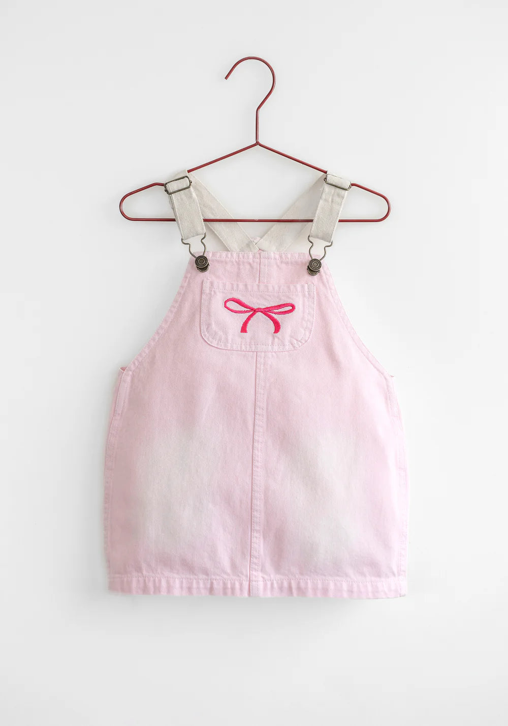 Pink Bow Barrel Dress