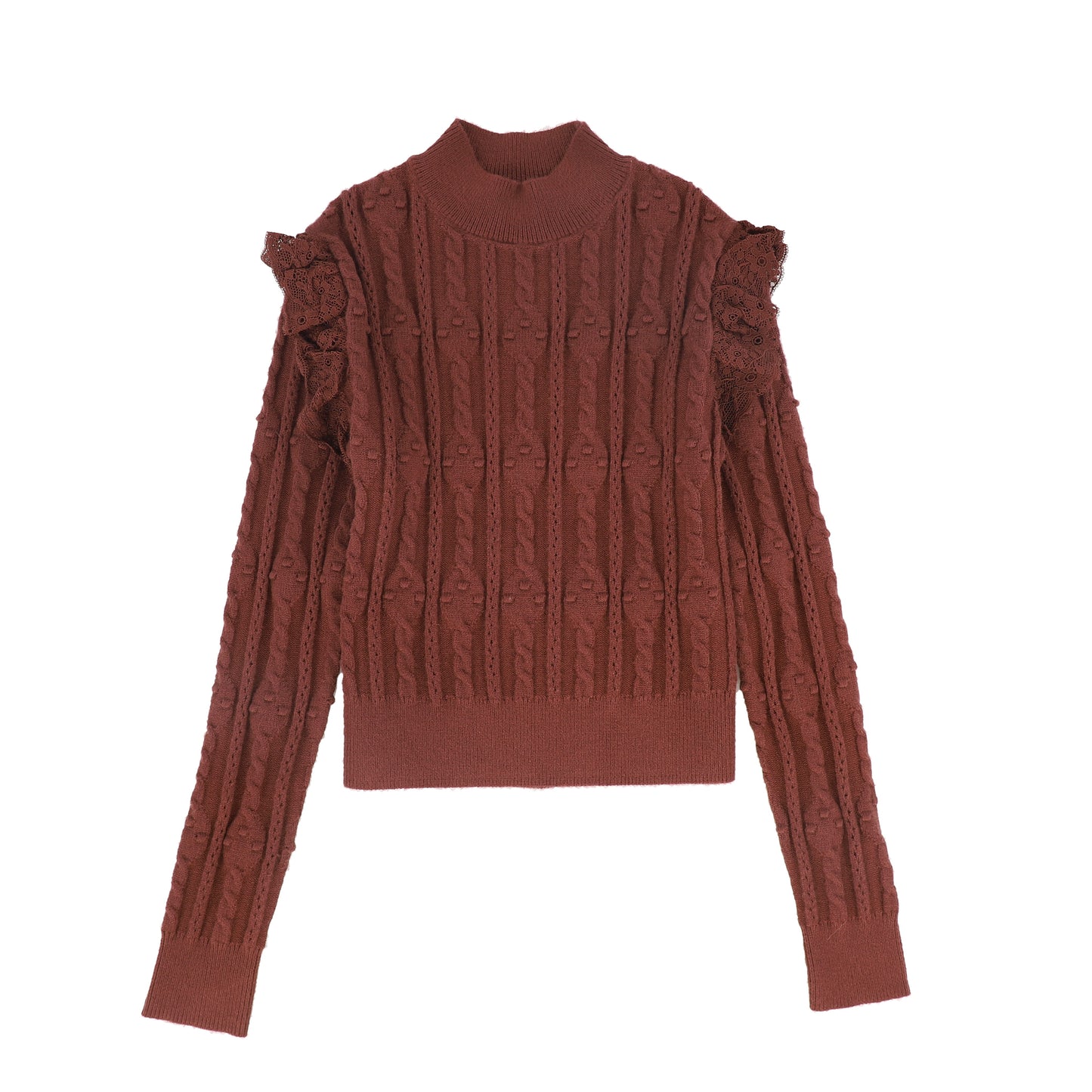 Lace Pointelle Sweater
