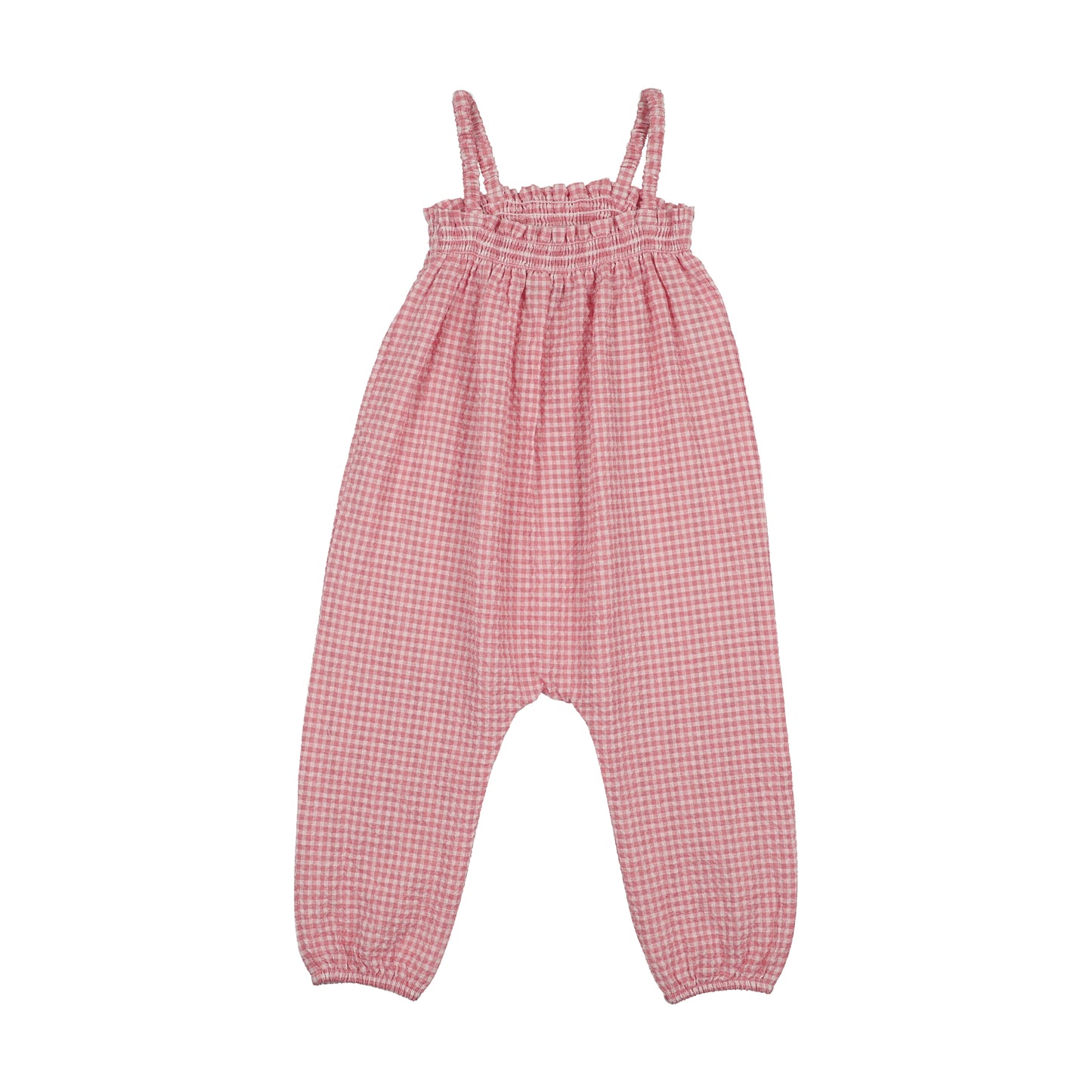 Baby Romper- Hot Pink Gingham