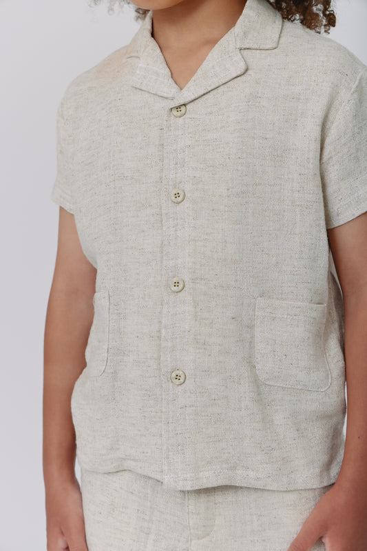 Natural LINEN SHIRT