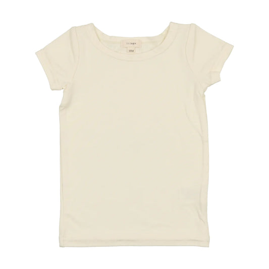 Bamboo Tee Short Sleeve- Cream