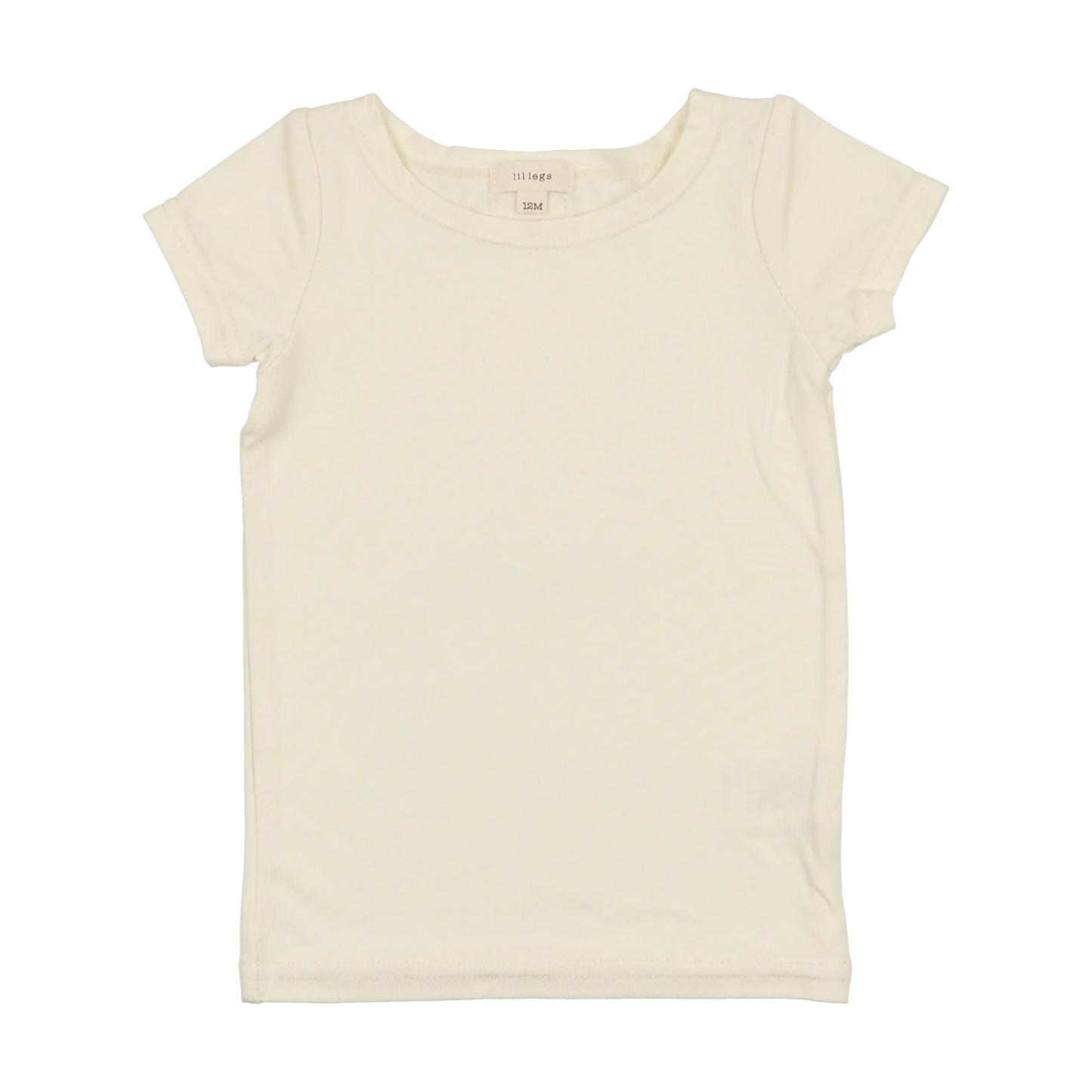 Bamboo Tee Short Sleeve- Cream