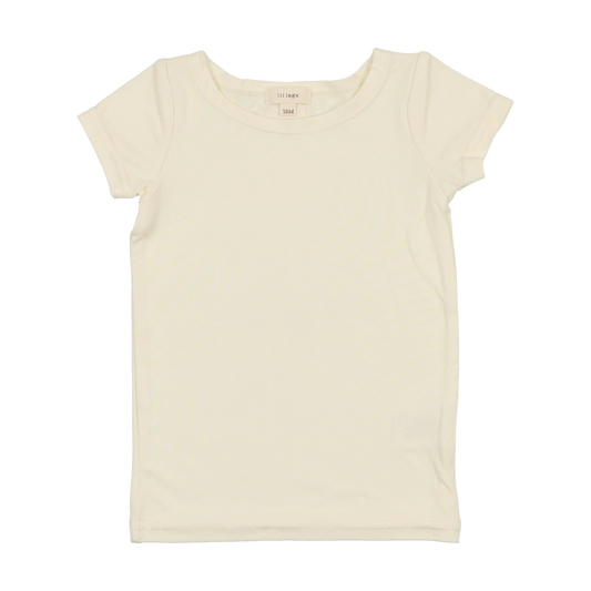 Bamboo Tee Short Sleeve- Cream