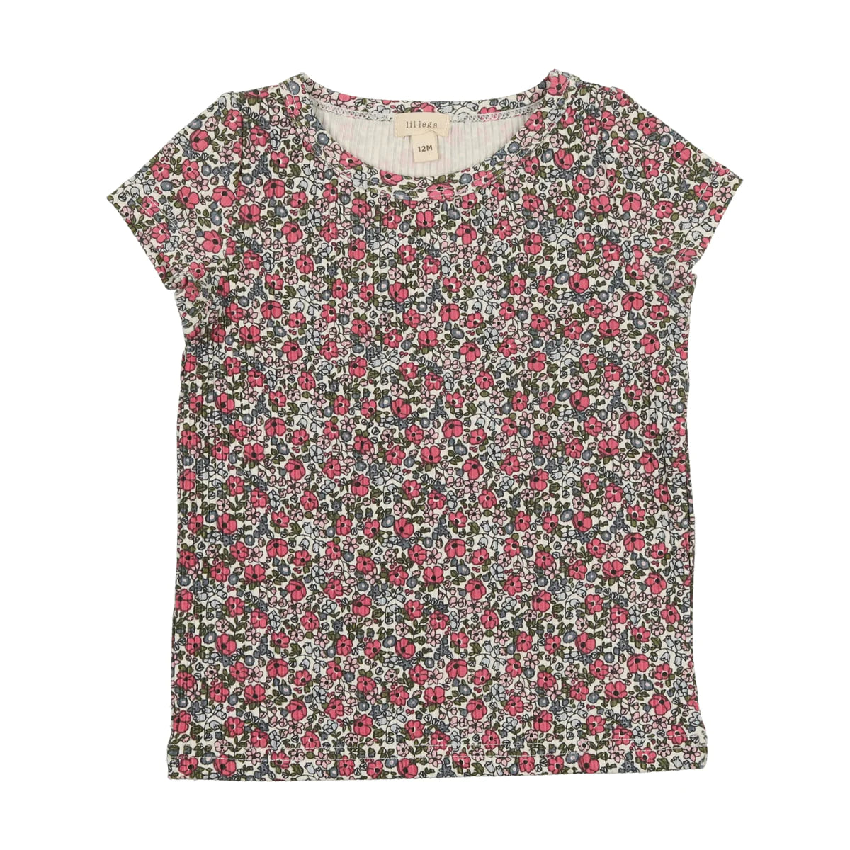 Short Sleeve Tee Pink Floral