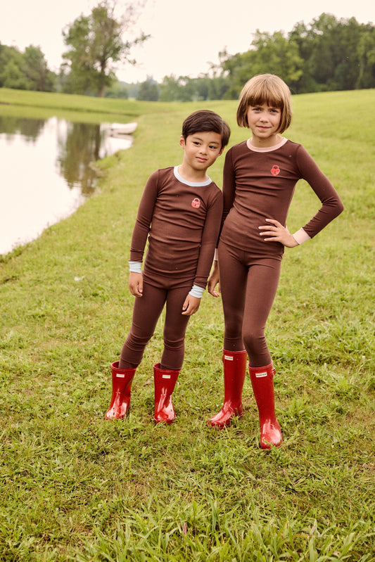 Brown/Pink Chestnut Locket Pajamas