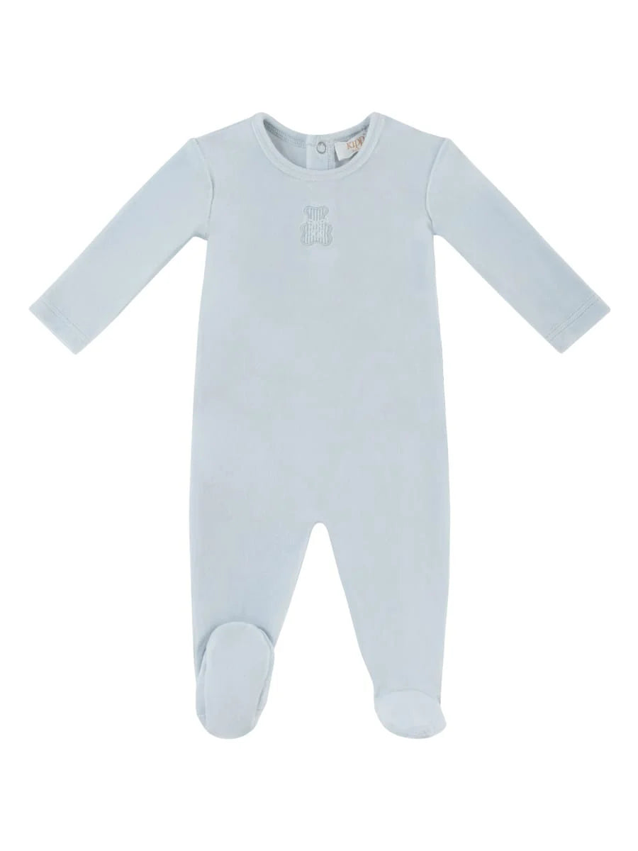 Petit Ours Footie - Blue
