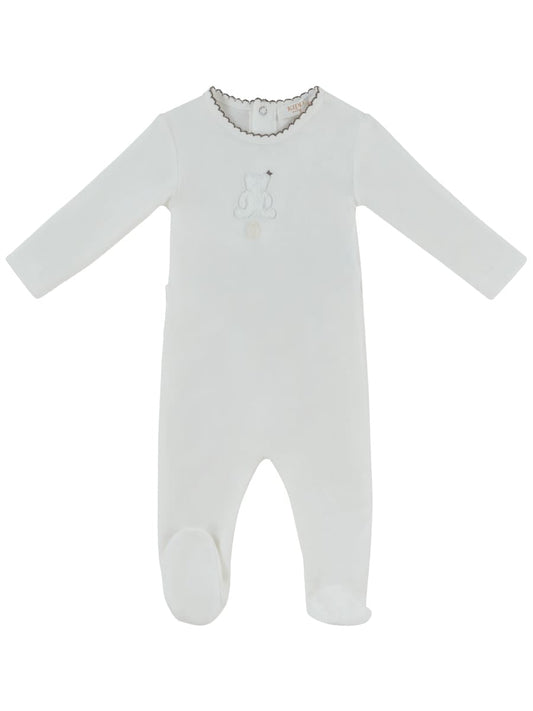 Fur Ever Yours Footie - Taupe
