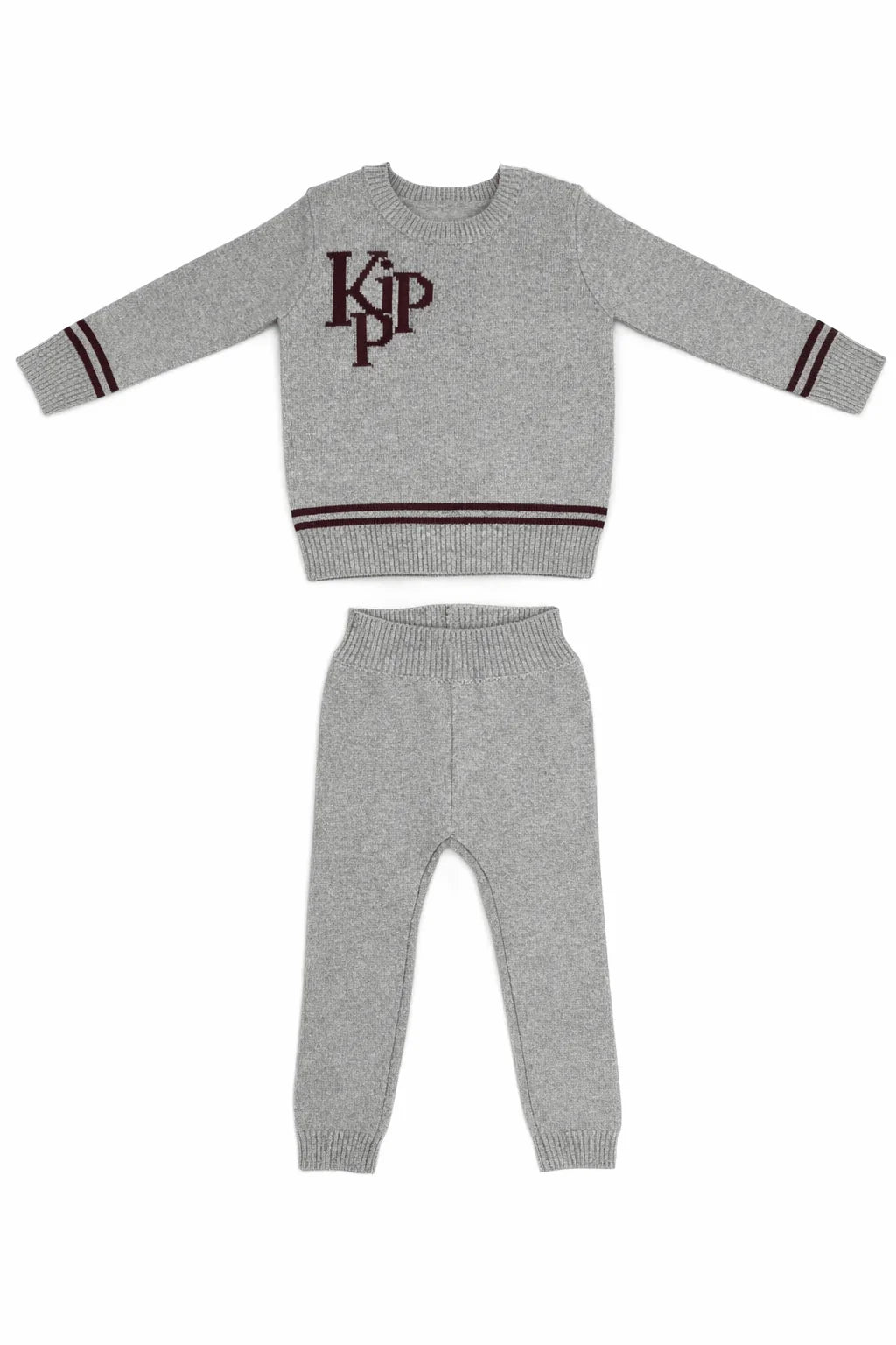 Oscar Knit Set - Cranberry